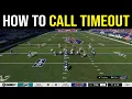 Madden 27 How to Call Timeout