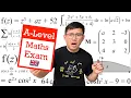 First time solving an A-Level maths exam 90 minutes uncut