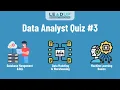 Data Analyst Beginners Quiz Database management Data Modelling ML Basics LEADUP