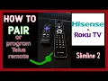 How to program or pair Telus Slimline 2 Remote with Roku TV