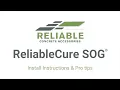 ReliableCure SOG Wet Curing Blanket Installation and ProTips