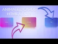 Animated Colorful Gradient Drop Shadow Cards HTML SCSS WebDev for Beginners