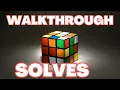 Intermediate 3x3 WALKTHROUGH Solves White Cross only