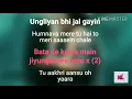 Download Lagu Humnava Mere song Karaoke With Lyrics a series