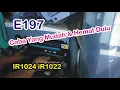Error 197 atau E197 ir1024 ir1022 ir1025
