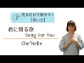君に贈る歌 Song for you/シェネル【見るだけで歌える】上手な歌い方とコツ🎼