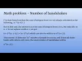 First Python program - Handshakes in a room