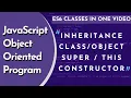 Classes Object Inheritance in JavaScript OOP in Hindi