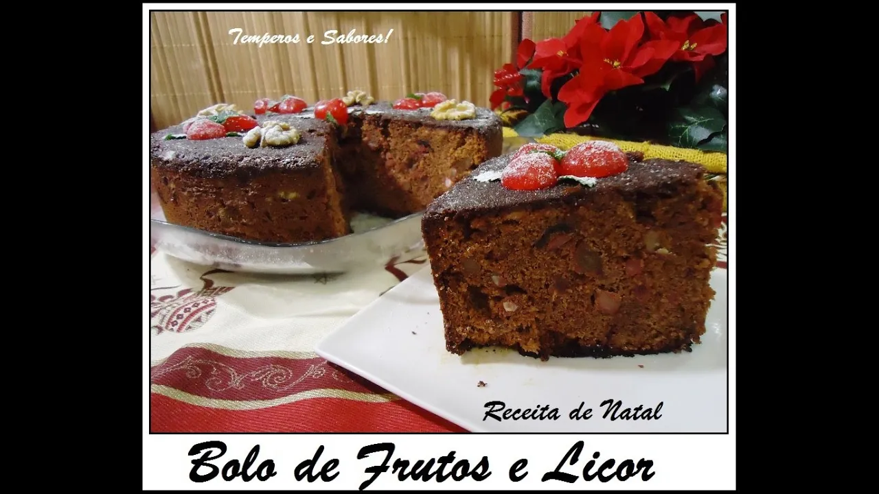 receita #bolodenatal #bolo Perfeito para a ceia, o Bolo de Natal traz especiarias diversas na massa,. 