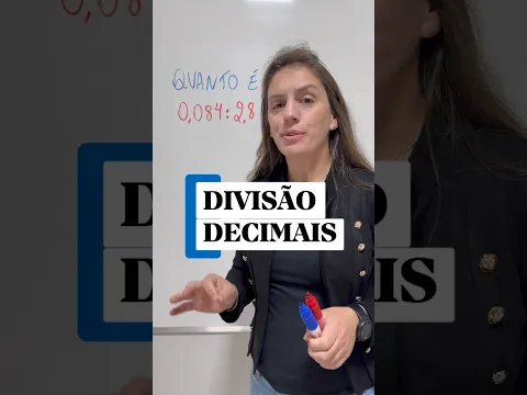 🔥DIVISÃO DECIMAIS