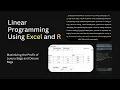 Manufacturing Products Linear Programming Problem Using Excel Solver and R Studio