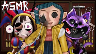 ASMR 코렐라인, 디지털서커스, 파피 인형 수리하기 | 망가진 인형 고치기 | Coraline, The Amazing Digital Circus인형모음집2