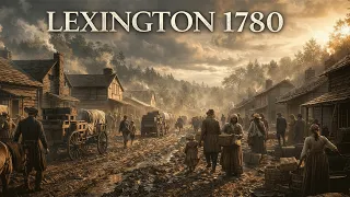 Lexington Kentucky 1775 1820 AI Reconstruction