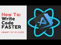 React How to Code Faster