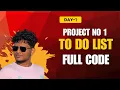 Day 1 of 30 Days Python Challenge Built a To-Do List App