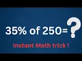 35 of 250 Thirty five percent of 250