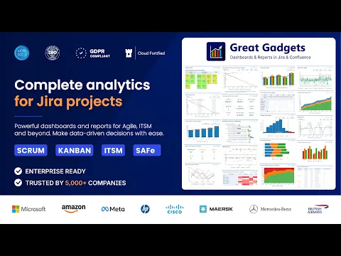 watch Great Gadgets: Agile Dashboard Charts, Metrics & KPI Reports video