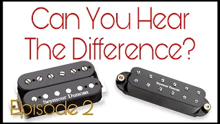 full size vs single coil sized humbuckers