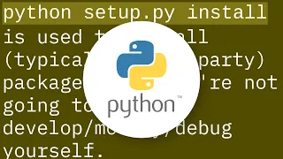 Python setup py develop vs install