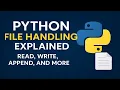 Python File Handling Explained Read Write Append and More Huzaifa Zahoor