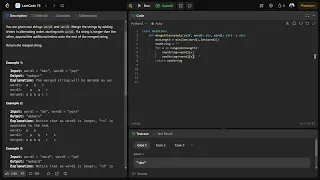 Merge Strings Alternately Leetcode 1768 Python Explained Simple