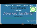 IT chapter 3 Looping Statements in JS SPMM Shardanager