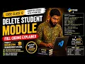 How to Delete Student Record Using Python MySQL CBSE Class 12 Project