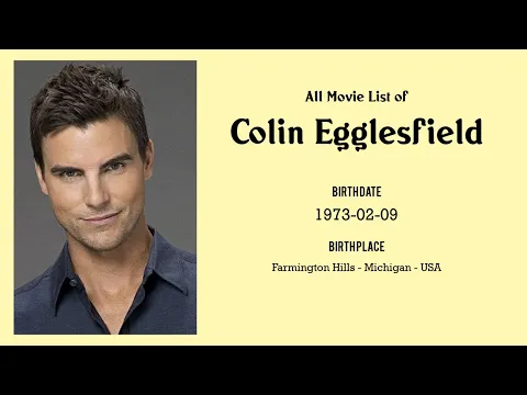 Download MP3 Colin Egglesfield Movies list Colin Egglesfield| Filmography of Colin Egglesfield