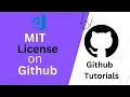 How to add MIT License on github License to your GitHub Repository