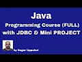 Java Full Course 2026 Complete Java Tutorial for Beginners with JDBC Projects