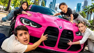 МАШИНАДАН КІМ СОҢҒЫ ҚОЛЫН АЛАДЫ😱Аликош Көзайыммен челендж🥳қолдары талып кеткен шығар🥹