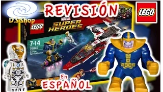 Lego Super Heroes Marvel AVENJET SPACE MISSION Set 76049 Review