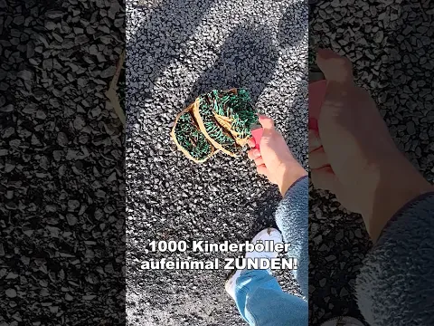 Heute wird gezündet