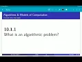 UIUC CS 374 FA 20 10 1 1 The diff types of algorithmic problems Decision search optimization