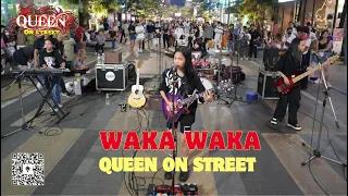 queen on street waka waka siam square bangkok