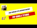 PHP Tutorial A-Z Bangla - PHP User Defined and Pre-Defined Function 6 7