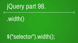 jquery width function - part 98