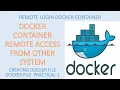 Enabling Remote Login in Docker Container by Using Dockerfile
