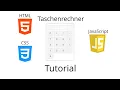 Taschenrechner programmieren mit HTML CSS und JavaScript