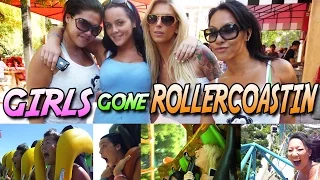 Asa Akira London Keyes Natasha Nice Brooke Banner on a Rollercoaster