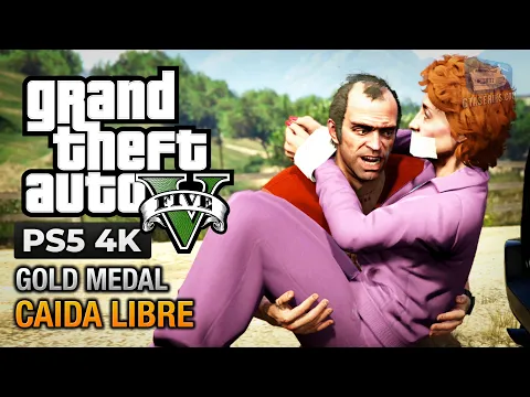 GTA 5 PS5 - Mission #45 - Caida Libre [Gold Medal Guide - 4K 60fps]