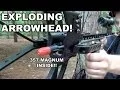 Exploding Arrowhead Bow Mag 357 Magnum Boom Bow