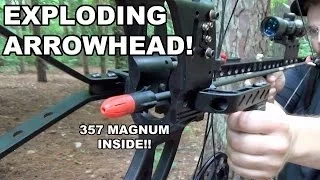Exploding Arrowhead Bow Mag 357 Magnum Boom Bow