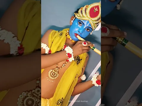 wo krishna hai 😍 #shorts #artmanishkumar #jaishreekrishna #art #viral #shortvideo