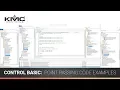 Control Basic Point Passing Code Examples