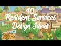 10 Design Ideas for Resident Services Animal Crossing New Horizons