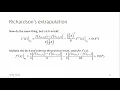CBE 330 08 03 - Richardson s extrapolation
