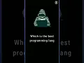 Best programming language for hacking X Coder
