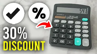 How To Calculate 30 Percent Discount On Calculator - Full Guide