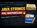 Java Strings Full Masterclass Basics to Advanced StringBuilder equals Traversing